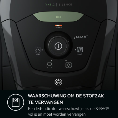 Aeg VX8 Stofzuiger Met stofzak - 57 dB
