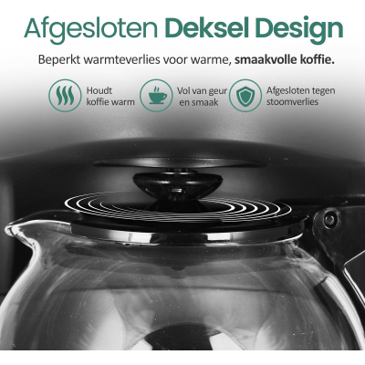 Compact Koffiezetapparaat - 0,6L voor 5 Kopjes Compact Koffiezetapparaat - 0,6L voor 5 Kopjes