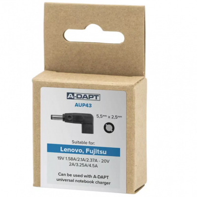 A-Dapt Lenovo Fujitsu verloop 19V Foto van A-Dapt Lenovo Fujitsu verloop 19V
