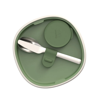 BergHOFF Lunchbox Lunchset met bestek 2 stuks