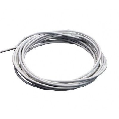 Gordijnspiraal 5 meter wit geplastificeerd Foto van Gordijnspiraal 5 meter wit geplastificeerd