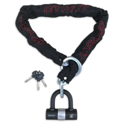 Foto van Ketting met mini beugelslot ART**** 120 cm