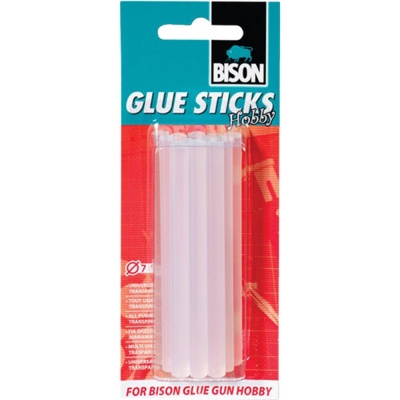 Glue sticks transparant 12 x 7mm Foto van Glue sticks transparant 12 x 7mm