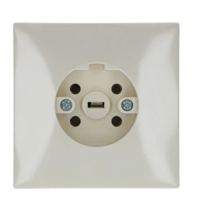 Foto van Perilex inbouw WCD 16A vierkant