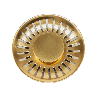 Foto van Reginox Afvoerzeef Comfort Gold Flax grote knop R35221
