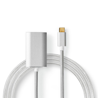 USB-C naar Hdmi female met PD 2,0 meter