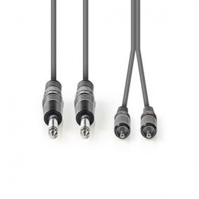 Monojack 2x 6.35 mm 2x RCA Male