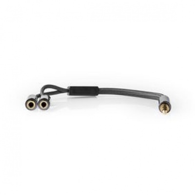 3.5mm jack adapterkabel splitst het audiosignaal 3.5mm jack adapterkabel splitst het audiosignaal