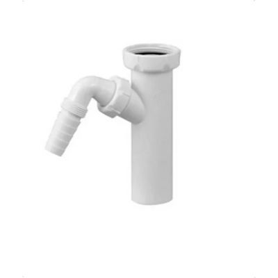 Stijgbuis van sifon met vaatwasser aansluiting Foto van Stijgbuis van sifon met vaatwasser aansluiting