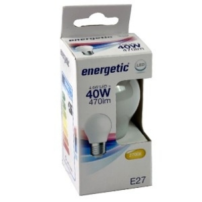 Ledlamp Kogel Mat E27 4W =40W