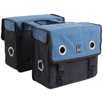 Dubbele Canvas Tas 2-Kleur Dubbele Canvas Tas 2-Kleur