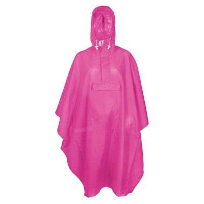 Fastrider poncho basic roze one size Fastrider poncho basic roze one size
