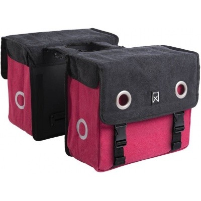Dubbele Canvas Tas 2-Kleur Dubbele Canvas Tas 2-Kleur