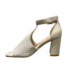 Afbeelding van LA STRADA DAMES SANDALEN BEIGE 2502870-4521 BEIGE/SILVER