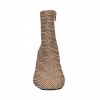 Afbeelding van LA STRADA DAMES ENKELLAARZEN BEIGE 2121725 4022 FABRIC BEIGE/BLACK