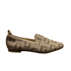Afbeelding van LA STRADA DAMES INSTAPSCHOENEN GOUD 2131884-4543 GOLD/SILVER KNITTED+STONES IN TONE
