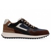 Afbeelding van AUSTRALIAN HEREN SNEAKERS BLAUW 15.1712.02-SIF YAMATO BLUE LEATHER BLUE-BROWN-TAN