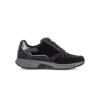 Afbeelding van GABOR ROLLINGSOFT DAMES SNEAKERS BLAUW 0106.01.001 FOULARD/SAMT/LEO/MET K BLACK/ANTHRAZIT