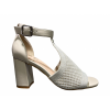 Afbeelding van LA STRADA DAMES SANDALEN BEIGE 2502870-4521 BEIGE/SILVER