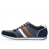 Afbeelding van AUSTRALIAN HEREN SNEAKERS BLAUW 15.1547.02-SJC CAMARO LEATHER MID BLUE COMBI