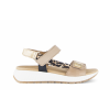 Afbeelding van GABOR DAMES SANDALEN BEIGE 84.582.14 SAMTCH. / LUCHS / NAPPA SAND KOMBI