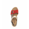 Afbeelding van GABOR DAMES SANDALEN ROOD 84.582.15 DREAMVEL/LEO/METAL CHILLI/OAK/PLATINO