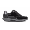 Afbeelding van GABOR ROLLINGSOFT DAMES SNEAKERS BLAUW 0106.01.001 FOULARD/SAMT/LEO/MET K BLACK/ANTHRAZIT