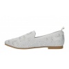 Afbeelding van LA STRADA DAMES INSTAPSCHOENEN ZILVER 2131884-4542 SILVER KNITTED+STONES