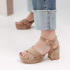 Afbeelding van VIA VAI DAMES SANDALEN BEIGE 58071-02-212 SIERRA NOISETTE CASSIA