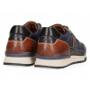 Afbeelding van AUSTRALIAN HEREN SNEAKERS BLAUW 15.1600.02-S32 FILMON BLUE LEATHER BLUE-COGNAC