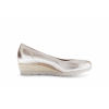 Afbeelding van GABOR DAMES INSTAPSCHOENEN GOUD 82.641.82 SATIN MET. PUDER (JUTE)