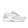 Afbeelding van GABOR ROLLINGSOFT DAMES SNEAKERS WIT 86.896.53 CHEVRON/VEL/PERL.-WEISS/LTGREY/PASTELL