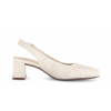 Afbeelding van GABOR DAMES PUMPS ECRU 62.260.82 LOUNGE LUREX HT CREME/GOLD