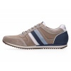 Afbeelding van AUSTRALIAN HEREN SNEAKERS BEIGE 15.1547.09-U3P CAMARO BEIGE LEATHER BEIGE-BLUE-WHITE