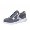 Afbeelding van WALDLAUFER DAMES SNEAKERS BLAUW 668001 413 855 K-FUNKY JEANS WEISS ARGENTO