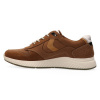 Afbeelding van AUSTRALIAN HEREN SNEAKERS TAUPE 15.1608.01-L47 GRAHAM LEATHER L47 TAUPE-YELLOW-BLACK