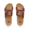 Afbeelding van REEF DAMES SLIPPERS BRUIN CJ9011-61 CUSHION VISTA HI BROWN/LEOPARD
