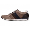 Afbeelding van AUSTRALIAN HEREN SNEAKERS TAUPE 15.1547.10-L64 CAMARO TAUPE LEATHER TAUPE-BROWN-BLUE