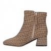 Afbeelding van LA STRADA DAMES ENKELLAARZEN 2323228 4022 BEIGE FABRIC+STONES