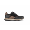 Afbeelding van GABOR DAMES SNEAKERS ZWART 76.378.67 SAMT/FOULARD/PERL. SCHW/WHISKY(GOLD)