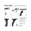 Afbeelding van REHAB HEREN RIEMEN ZWART BELT TRIANGLE BF 1200 BLACK 8802 166401 1200