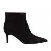 Afbeelding van LA STRADA DAMES ENKELLAARZEN ZWART 4501271 2201 BOOTIE WITH HEEL BLACK MICRO+STONES