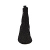Afbeelding van LA STRADA DAMES ENKELLAARZEN ZWART 2151725 4501 BLACK KNITTED STONES 