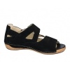 Afbeelding van WALDLAUFER DAMES SANDALEN ZWART 342025 191 001 HELIET DENVER SCHWARZ