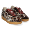 Afbeelding van PIEDI NUDI DAMES SNEAKERS BRUIN PN-IMOLA-0128 IMOLA PONY TIGER LEATHER H