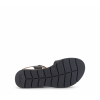 Afbeelding van GABOR DAMES SANDALEN ZWART 82.700.57 FOULARDCALF (LDS) SCHWARZ UNI+GOLD