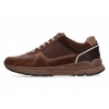 Afbeelding van AUSTRALIAN HEREN SNEAKERS BRUIN 15.1646.07-D12 CONNERY WIDTH H BROWN LEATHER BROWN-TAUPE