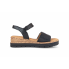 Afbeelding van GABOR DAMES SANDALEN ZWART 82.700.57 FOULARDCALF (LDS) SCHWARZ UNI+GOLD