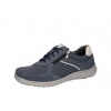 Afbeelding van WALDLAUFER HEREN SNEAKERS BLAUW 478014 101 857 HERWIG VELOUR MESH MARINE STEIN