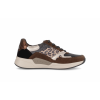 Afbeelding van GABOR ROLLINGSOFT DAMES SNEAKERS ZWART 76.958.30 Foulard/Samt/Met. - schw/cacao/anth
